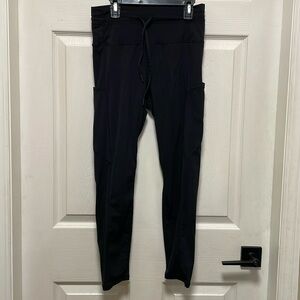 ZYIA | Active | Black | HighWaisted | Sage Melody| Drawstring | Leggings |Size 4